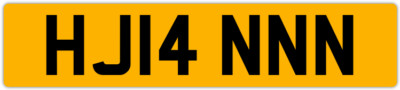   JAN   JANS JANET JANETS JON JANE PRIVATE REGISTRATION NUMBER PLATE HJ14 NNN