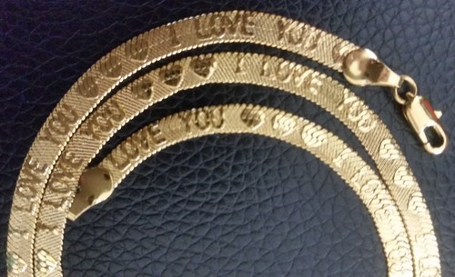 Herringbone Chain Necklace 4mm 