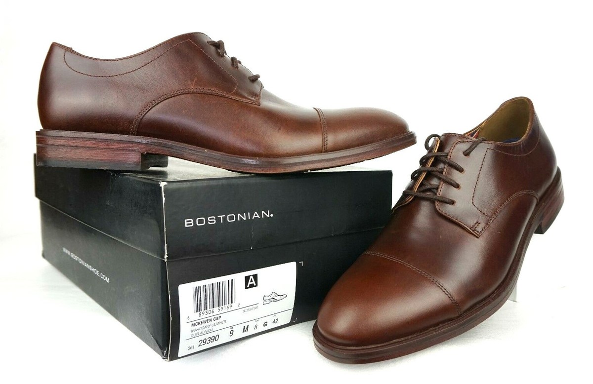 Bostonian Men’s McKewen Cap Toe  Brown Leather Oxford 13M Bostonian Men main image 2