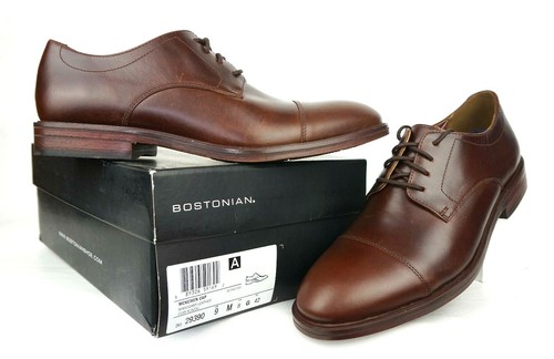 Bostonian Men's McKewen Cap Toe Leather 