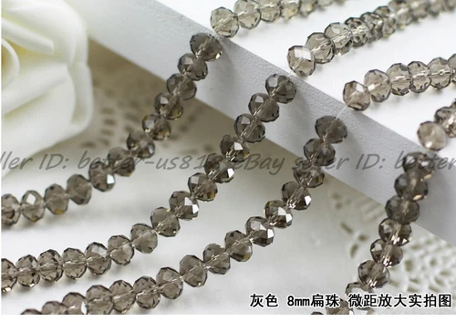 Wholesale Quality Czech Crystal Faceted Rondelle Spacer Beads 4MM 6MM 8MM 10MM - Picture 52 of 101