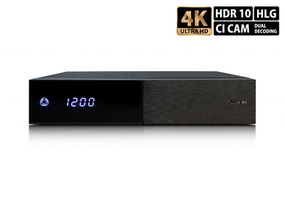 4K BOX HD61 1x DVB-S2X 1x DVB-C/T2 4K UHD 2160p PVR H.265 E2 Linux Receiver PULS