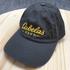 Cabelas Club Baseball Cap Youth Gray OS Adjustable Curved Brim Embroidered Logo