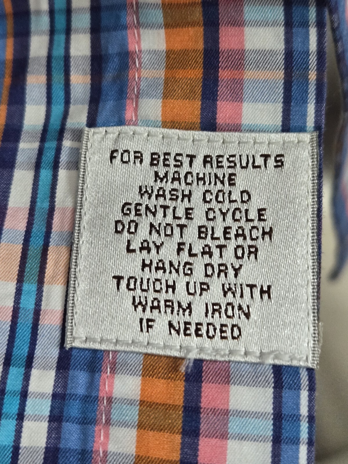 PETER MILLAR BUTTON DOWN SHIRT MULTI COLORED CHEC… - image 5