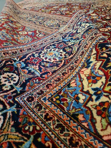 Handgeknüpfter Perser Keshan Orientteppich 220x133cm - Bild 24 von 24