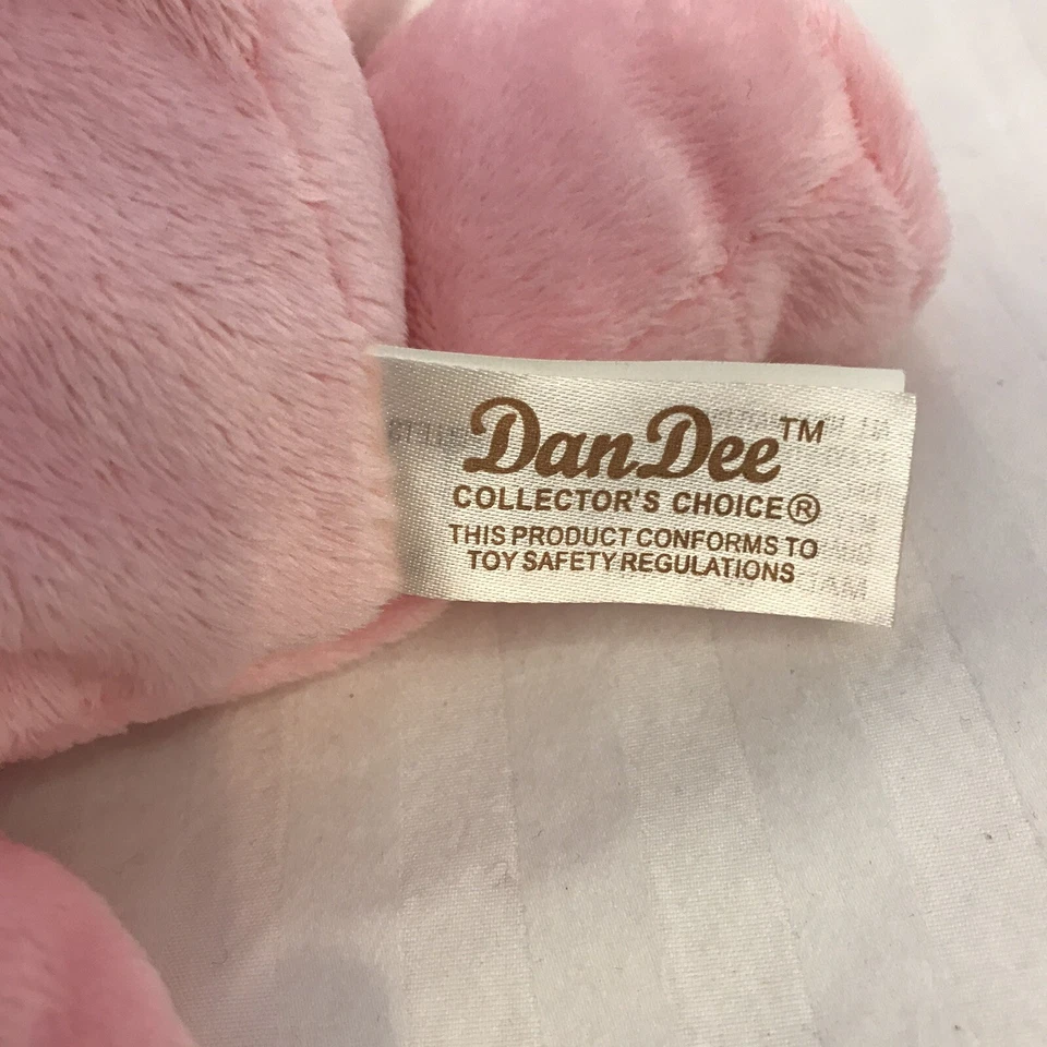 "Pijama Dan Dee My First Christmas Plush 2010 bronceado perro cachorro rosa Lovey 8""" Foto 4 de 4