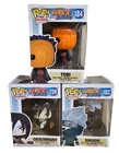 3x Naruto Shippuden Funko Pop Lot Tobi 184 Kakashi 182 Orochimaru 729