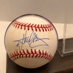 harold baines autographed baseball