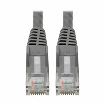 1 x Tripp Lite Cat6 Gigabit Snagless geformtes Patchkabel (RJ45 M/M) - grau, 50 Fuß