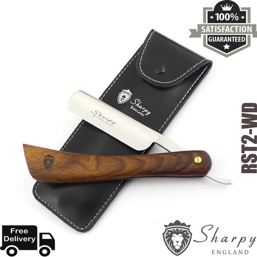 VINTAGE STRAIGHT CUT THROAT SHAVING RAZOR BARBER SALON READY SHAVE WITH POUCH