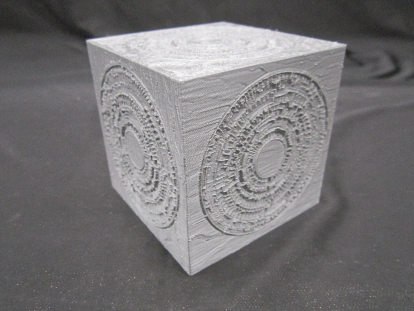 Doctor Who Pandorica Prop (3d Printed Silver/Gray)