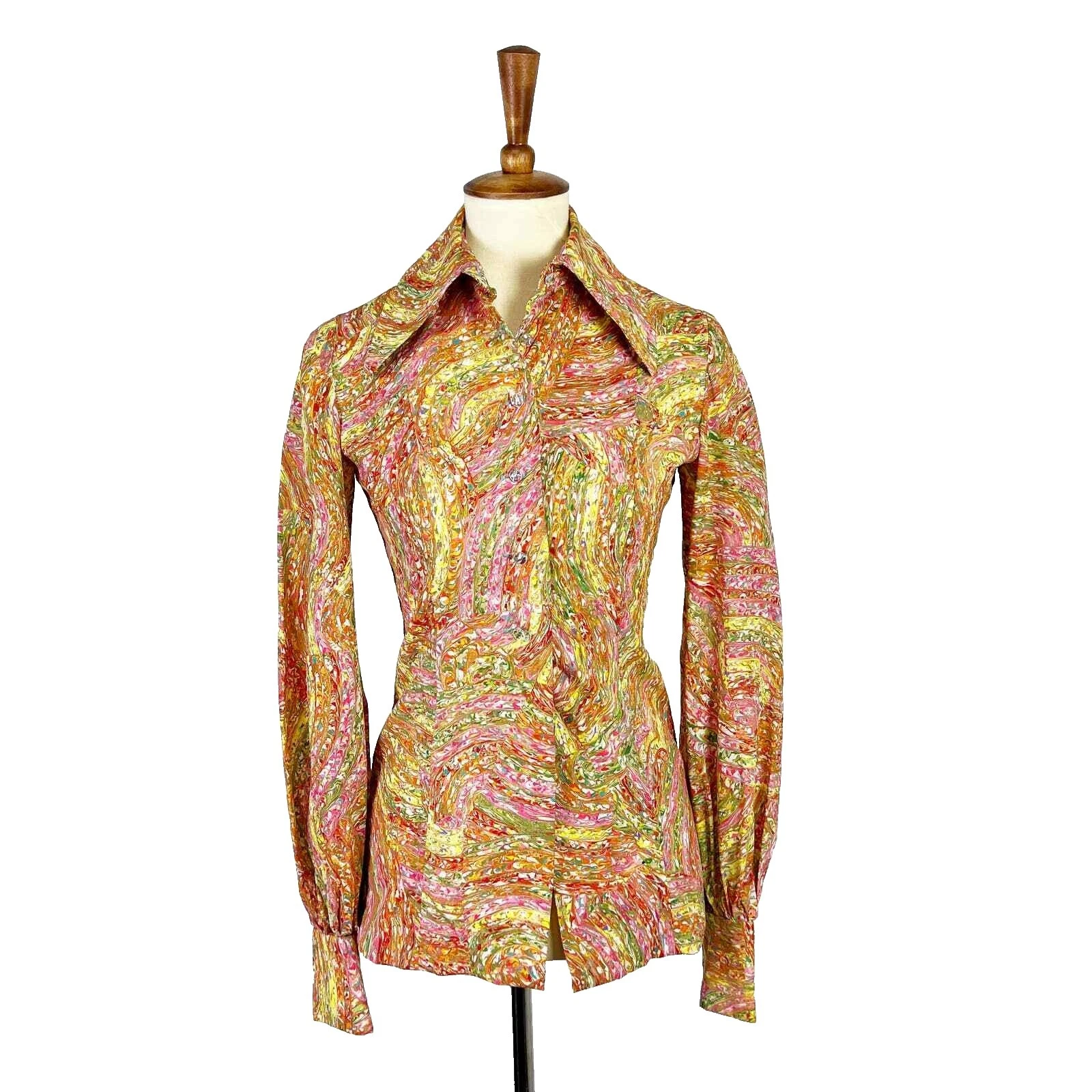 Psychedelic Regular Size Vintage Tops for Women
