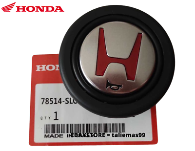 RED JDM Horn Button For Momo Steering Wheel For Honda | eBay