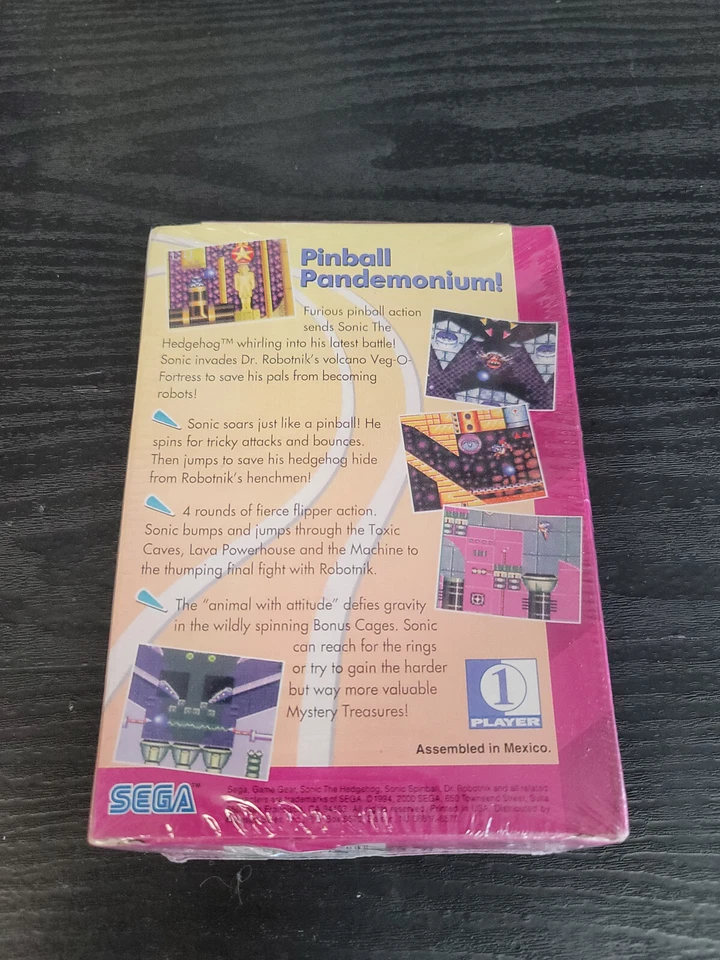 Sonic Spinball for Sega Game Gear GG Brand New Factory Sealed Box - Image 2 of 4