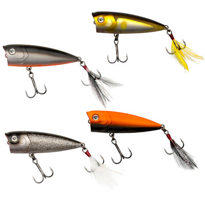 Zeck Predator Vito F 6cm 9,1g Popper -Oberflächenköder, Köder für die Oberfläche