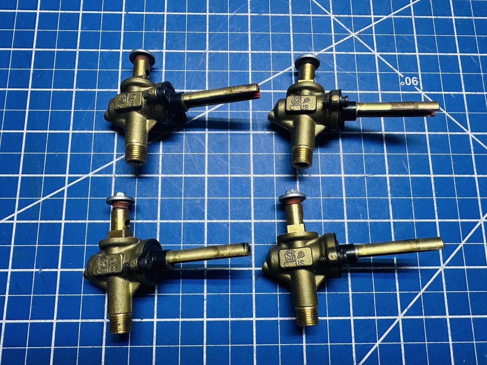 Whirlpool KitchenAid Range Oven Burner Valves (Set of 4) 4456818