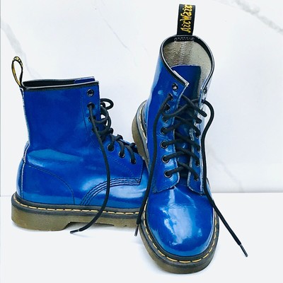 royal blue doc martens
