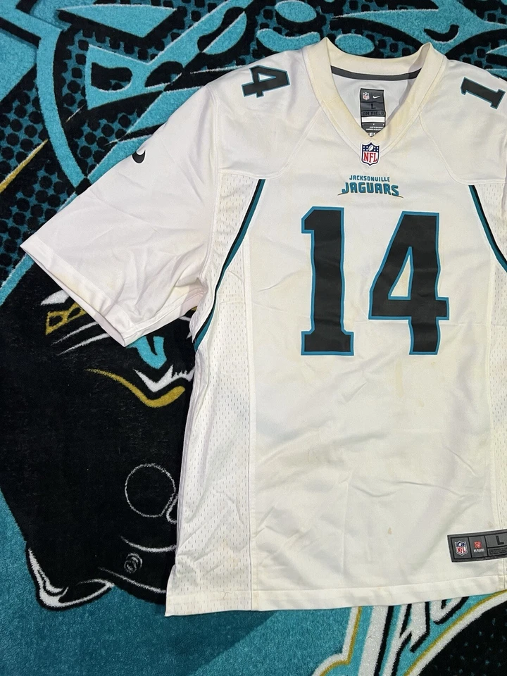 JERSEY DE LOS JACKSONVILLE JAGUARS AUTOGRAFIADO POR JUSTIN BLACKMON Foto 4 de 4
