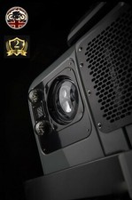 Par de faros LED para Land Rover Defender 90 110 E marcados 7" pulgadas H4 vendedor del Reino Unido