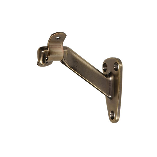 Hillman Group 852873 Handrail Bracket - Heavy Duty - Antique Brass 1-Pack