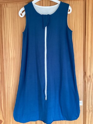 Schlafsack Reißverschluss Unisex Blau 1.0 Tog Medium 6-12 Monate Sommer Urlaub NEU