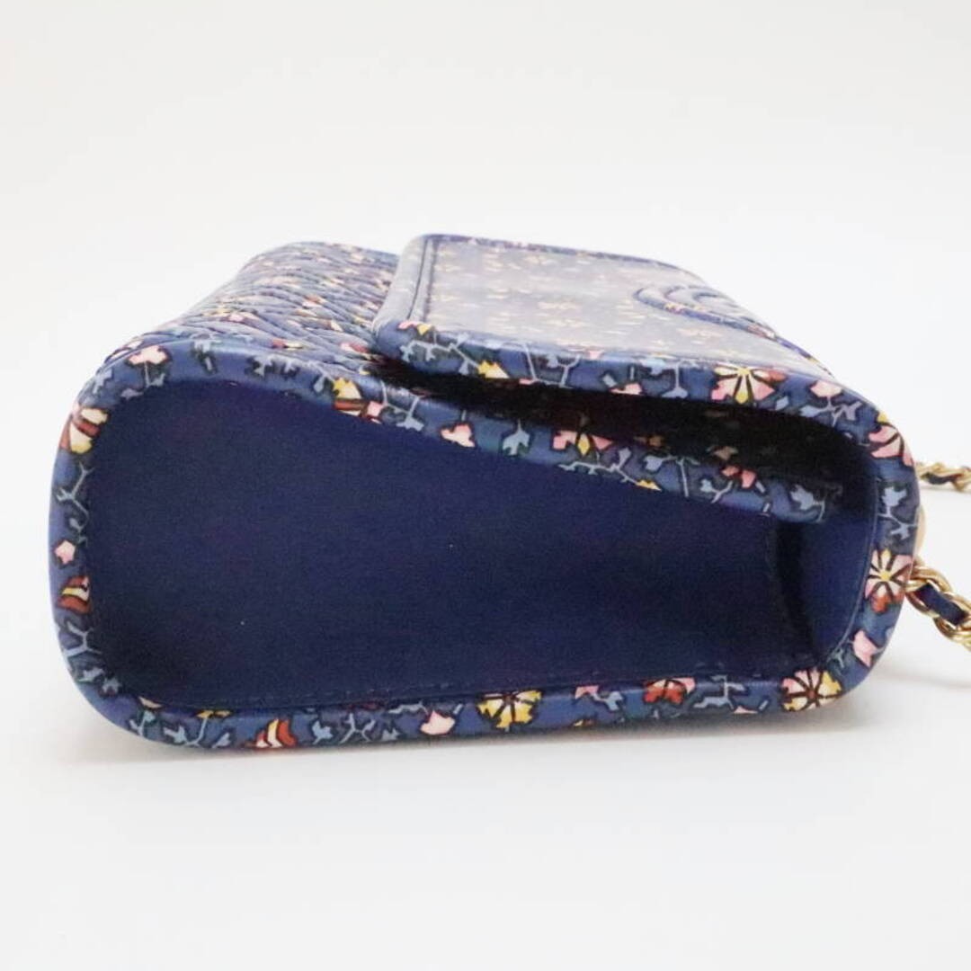 Good TORY BURCH Fleming Flower Pattern Tassel Lea… - image 3