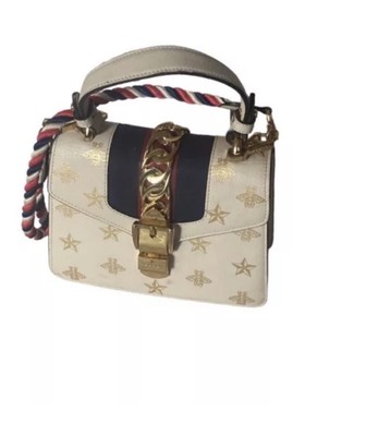 Gucci Sylvie Web Stripe Bee Star 2way Bag