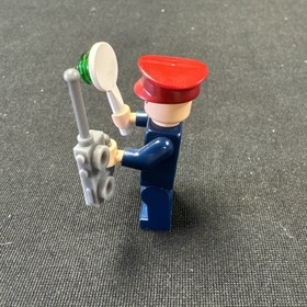 RARE LEGO Spiderman Subway Set 4855 - Train Conductor/ Driver Marvel Mini figure