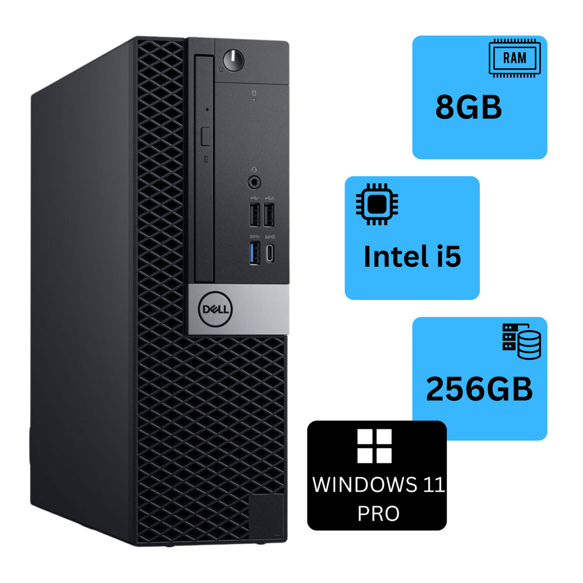 DELL OptiPlex Desktop PC i5,Up to 32GB RAM, 1TB NVMe,Windows 11 