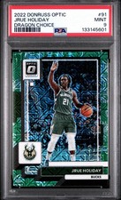 2022 Panini Donruss Optic Jrue Holiday Dragon Prizm PSA 9 Bucks SSP RARE