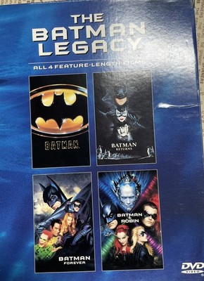 Batman Legacy (DVD 2000 4-Disc Set) Batman & Robin/Batman Returns/ Forever 