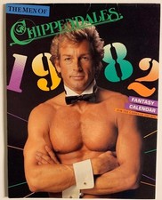 1982 CHIPPENDALES CALENDAR - RARE (COLLECTOR'S ITEM) John Gibson cover