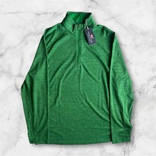 Vineyard Vines Performance Sankaty Quarter Zip Pullover Green Men  s Large L