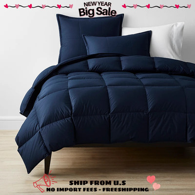 LaCrosse Premium Down Light Warmth Comforter - Navy Blue, King