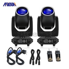 PAIDUN 2PCS 7R 230W Sharpy Beam Moving Head Spot DJ Light Halo 8 16 Prism Effect