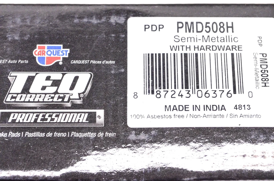 Carquest PMD508H Disc Brake Pad Kit 1991-2000 Buick Cadillac Chevy Olds NOS - Изображение 3 из 3
