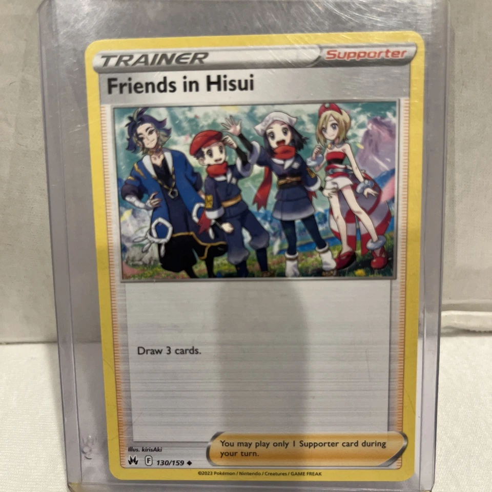 2023 130/159 Friends In Hisui Pokiemon Trainer Card - Image 2 of 4