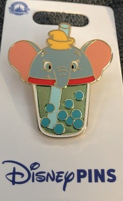 Disney Parks Dumbo Boba Tea Drink Pin