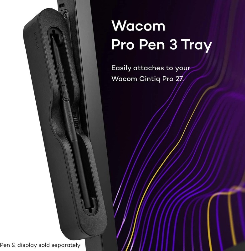 Wacom Pro Pen 3 Tray (ACK44827Z), Black, USA- Open box, unused, free shipping