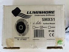 Lumishore SMX51 Pair Of White Underwater Lights NEW
