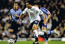 Signed Steed Malbranque Tottenham Hotspur Autograph Photo Sunderland Fulham