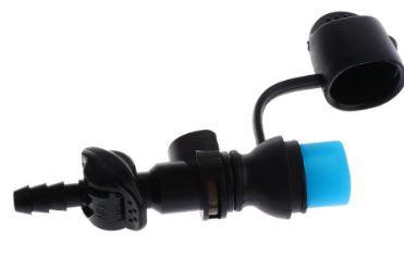 GERADES Ein-Aus Schalter Beißventil mit Staubschutz Hinweis Dies ist nicht Camelbak