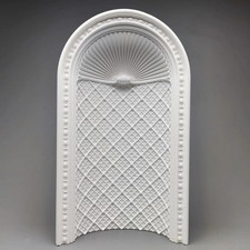 Sculpture d'art en plâtre rococo, statue décorative baroque en relief arqué...