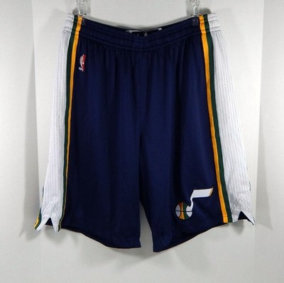 2011-12 Utah Jazz CJ Miles #34 Spielergetragene Navy-Shorts 2XL 012
