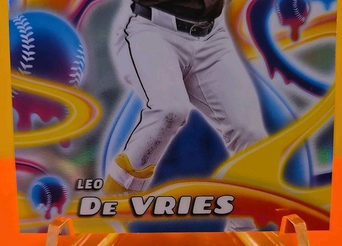 2025 Bowman Chrome Leo De Vries #MM-8 "Melt Mashers" Padres Prospect - Picture 2 of 6