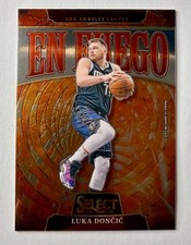 2024-25 Panini Select En Fuego Insert Luka Doncic #9 Base Lakers Mavs