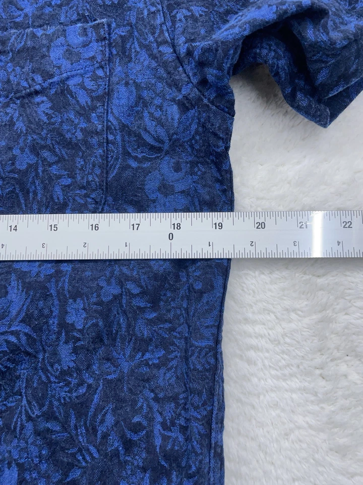 Jeans OD+MJ FLORAL ÍNDIGO JACQUARD SS 44 Okayama Denim Momotaro Lanzamiento Limitado Foto 4 de 4