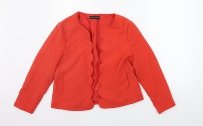 Dorothy Perkins Damen Rot Jacke Blazer Größe 12