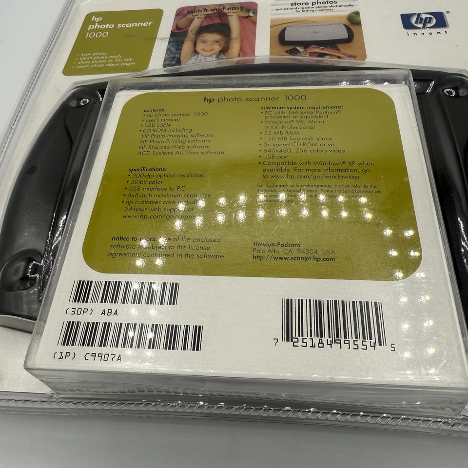 HP Photo Scanner 1000 - Lifelike Photos - Share Photos - Scan Photos - New - Image 3 of 4