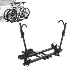 Hitch Bike Rack 200 LBS Capacity, Foldable 2 E-Bike Rack with 2" Receiver